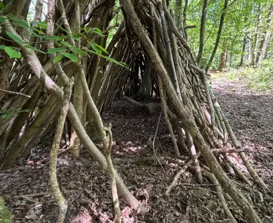 Gamekeepers cottage suffolk wood den